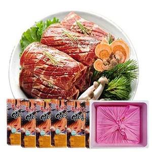 선물세트 돼지왕양념구이-1박스 1.3kgx10통)40대 돼지갈ㅂ 돼지고기 갈비선물세트