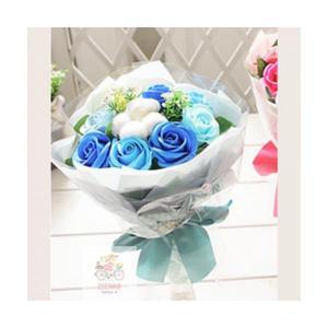 발렌타인데이 선물 블루 장미 꽃다발 졸업식 입학식 선물 생일 기념일