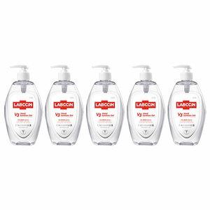 랩신 V3 핸드 새니타이저 겔 500ml x 5개/손소독제 손소독겔 유치원 학교 소독용