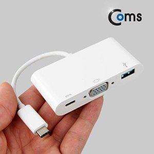 [셀러허브 패션][JHQRMZ52_4B]USB TypeC 3.1 Type to VGA+C(충전)