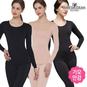 [제임스딘] 여성내의 기모여상하 성인내복 세트 6색상