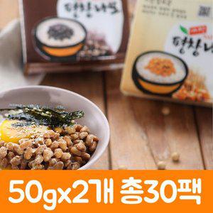 [기타]평창나또 노랑콩쥐눈이콩 혼합나또 50g x 60개입