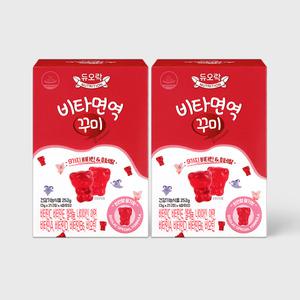 듀오락 비타 면역 꾸미 1박스(총 28일분) 2개 / 키즈 어린이 멀티비타민 영양제