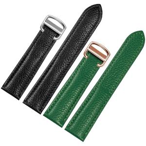까르띠에가죽줄 호환 산토스 탱크 발롱 파샤 줄질 0 watch band for 21