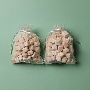 [온다숲] 편백큐브 100g + 망사주머니2개 탈취 방향제 국내산 3차검수 완료