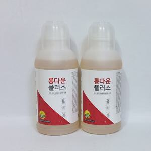 롱다운 플러스유제 1L 2개 모기유충 정화조 바퀴벌레 델타메트린25g