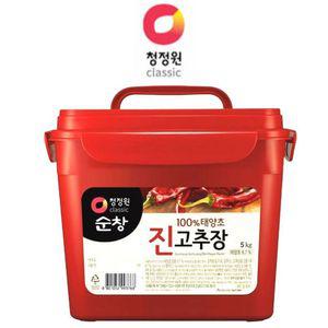 청정원 햇살담은 고추장 태양초고추장 찰고추장 5k 순창고추장 진고추장 청정원고추장 해찬들고추장