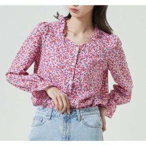 [미쏘][미쏘]문양 프릴 블라우스