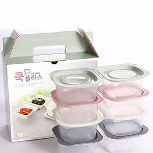 전자레인지 밀폐용기 플라스틱 냉동밥 소분 반찬통 선물용 8종 300ml