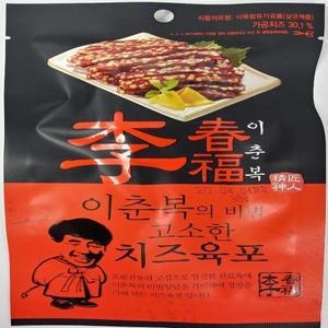 이춘복 치즈육포 30g x 10봉 이춘복의 비법 고소한 치즈 맥주안주 간식 코주부육포 (무.료.배.송)