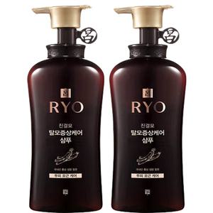 려 진결모 탈모증상케어 샴푸 490mlx2개 두피 모근 모발손상 집중케어