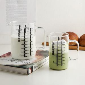 시맥스 강화 내열유리 계량컵 500ml 1000ml 눈금컵 비커컵 직화가능