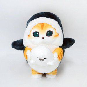 [기타]모후샌드 치즈냥 상어 코스튬 인형 25cm