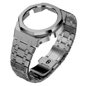 카시오크 GA-2100 모드용 Gen4 수정 키트, 금속 스테인레스 스틸 케이스 나사 베젤 스트랩,