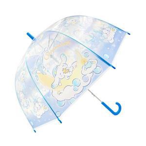 올씨 캐릭터 산리오 스위트 드림 시나모롤 원터치 투명 창 비닐 우산 / 55cm