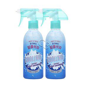 [기타]온더바디 발을씻자 코튼 풋샴푸 쿨링 알래스카 빙하수 385ml 2개