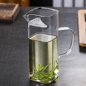 [HYIJQEY3_4B](로하티) 내열유리 거름망 숙우 400ml 공도배