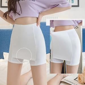[다잇템] 여성 스커트 Y존커버 미니멀리즘 흰색 슬림핏 속바지