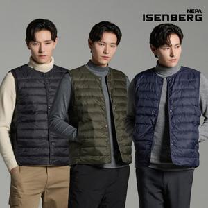 [네파이젠벅] 덕다운 경량 베스트 남성 3컬러 택1