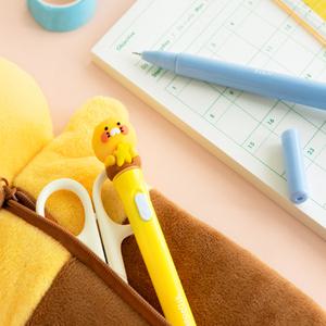 카카오프렌즈 문구 학용품 캐릭터 불나오는 펜 라이트 필기구 볼펜 춘식이