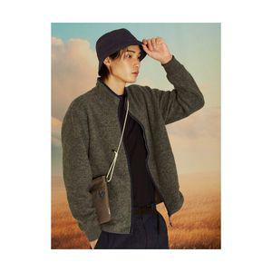 빈폴 BEANPOLE MEN BEANPOLEKNAP 울 블렌드 플리스 집업 그레이 BC4X41NA23 284640