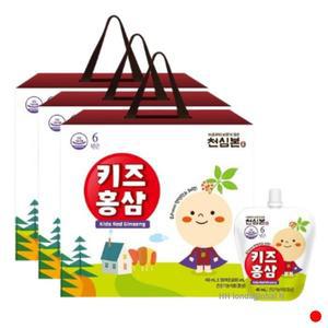 천호엔케어 키즈홍삼 어린이 건강즙 면역 추천 30개X3