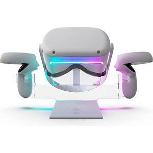 Asterion VR 충전 스탠드 Oculus Meta Quest 3 2 Pro Vision HTC Cosmos PSVR2 Index RGB용 아우라 v2.0