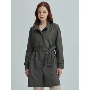 [올리비아하슬러]카키 스트랩 포인트 클래식 코트 OHCSCT102_P385620863