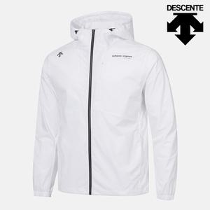 데상트 러닝 에센셜 후드형 바람막이 SP123RWB22WHT0 자켓