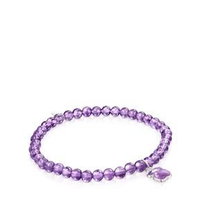 TOUS Silver and Amethyst Icon Color Bracelet/토스 자수정 아이콘 실버 팔찌//015431590