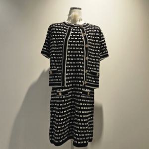 [롯데백화점]오조크 레이온 리본패턴 원피스가디건 세트 FOTMCZM505P