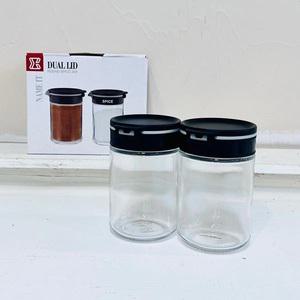 (ABM도매콜) 듀얼 스파이스 양념병 200ml 2P(블랙)