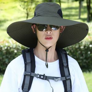 넓은 챙 사파리 모자 햇빛 가리개 벙거지 모 등산 외출 캠핑 낚시 그늘막 큰 창 모자