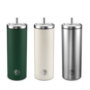 에스테반호프 이중진공 슬림 텀블러 600ml 빨대 보온보냉