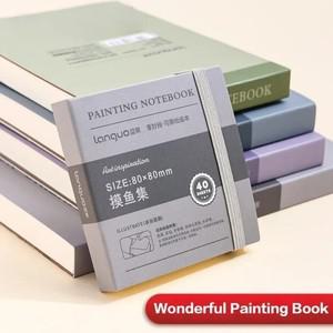 찢을 수 있는 드로잉 노트북 핸드북, 전문가용 두꺼운 판지, 스케치북, 그래피티 미니 250gsm 종이, 40 매