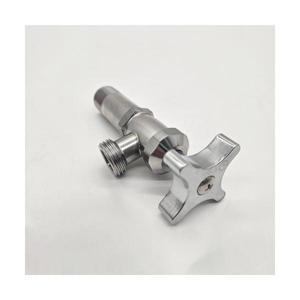 스텐 관붙이 앵글밸브 45mm 세면기부속 세면대 싱크대 수도꼭지 조절밸브