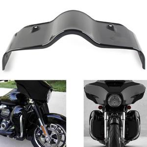 글로스 블랙 오토바이 외부 배트윙 하부 트림 스커트 페어링 ABS Harley Davidson Electra Street Glide FL