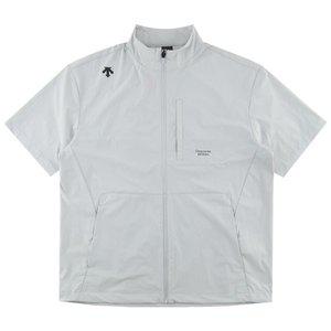 [데상트] 경량 스탠드넥 반팔 바람막이 SP323TWB72LGRY