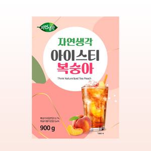 희창 자연생각 아이스티 복숭아 900g 냉음료 믹스 홍차