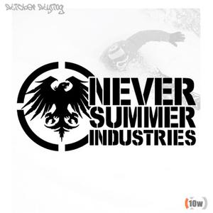 NEVER SUMMER 5 스티커/스노우보드/스키/보드복/독수리/할리/알파인/