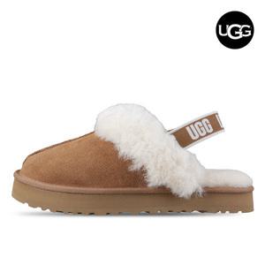 어그 UGG 펀케트 여성 겨울 방한 양털 슬리퍼 체스트넛 1130395K-CHE