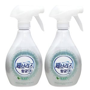 페브리즈 항균플러스 산뜻한향 섬유탈취제 370ml X 2개 / 용기형