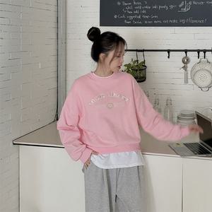 [제작/빅사이즈]이블렛 벨하론 쭈리 자수 맨투맨 제이스타일