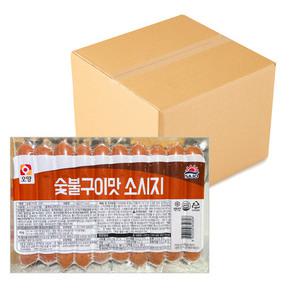 사조오양 숯불구이맛 소시지 1kg 10개 업소용 대용량