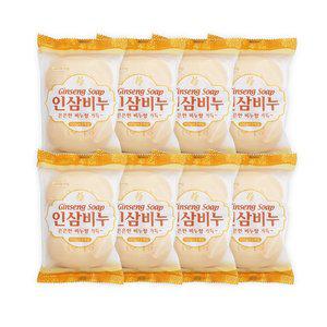 [기타]감동 인삼비누(100g 2개입)-8개 세수비누 미용비누 화장비누 목욕비누