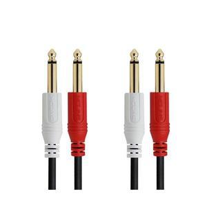 MACK PA09 2 모노5.5 5m 오디오 스피커선 음향 케이블 2TS 반주기 앰프 믹서 연결선
