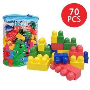 [BZJL74XJ_4C]컬러풀블루 70PCS 베베블럭 키움 이지블록