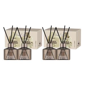 쿤달 시그니처 퍼퓸 디퓨저 더블 세트 페어앤프리지아 (본품, 200ml, 4개 + 섬유스틱, 20P)