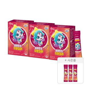 락피도 몸이튼튼 철분젤리, 15포, 3개 + 증정( 몸이튼튼철분젤리, 1포, 3개 )