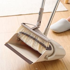 (무료배송) 클린데이 빗자루 쓰레받기 세트 미용실 긴빗자루